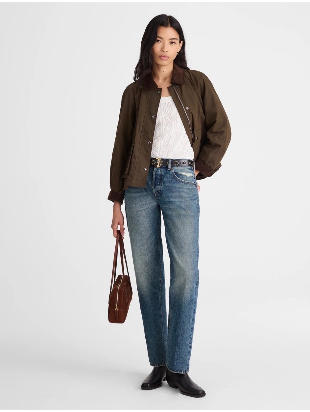 NWT Madewell x Kaihara Selvedge Denim The Dean Easy Straight Jean W30
